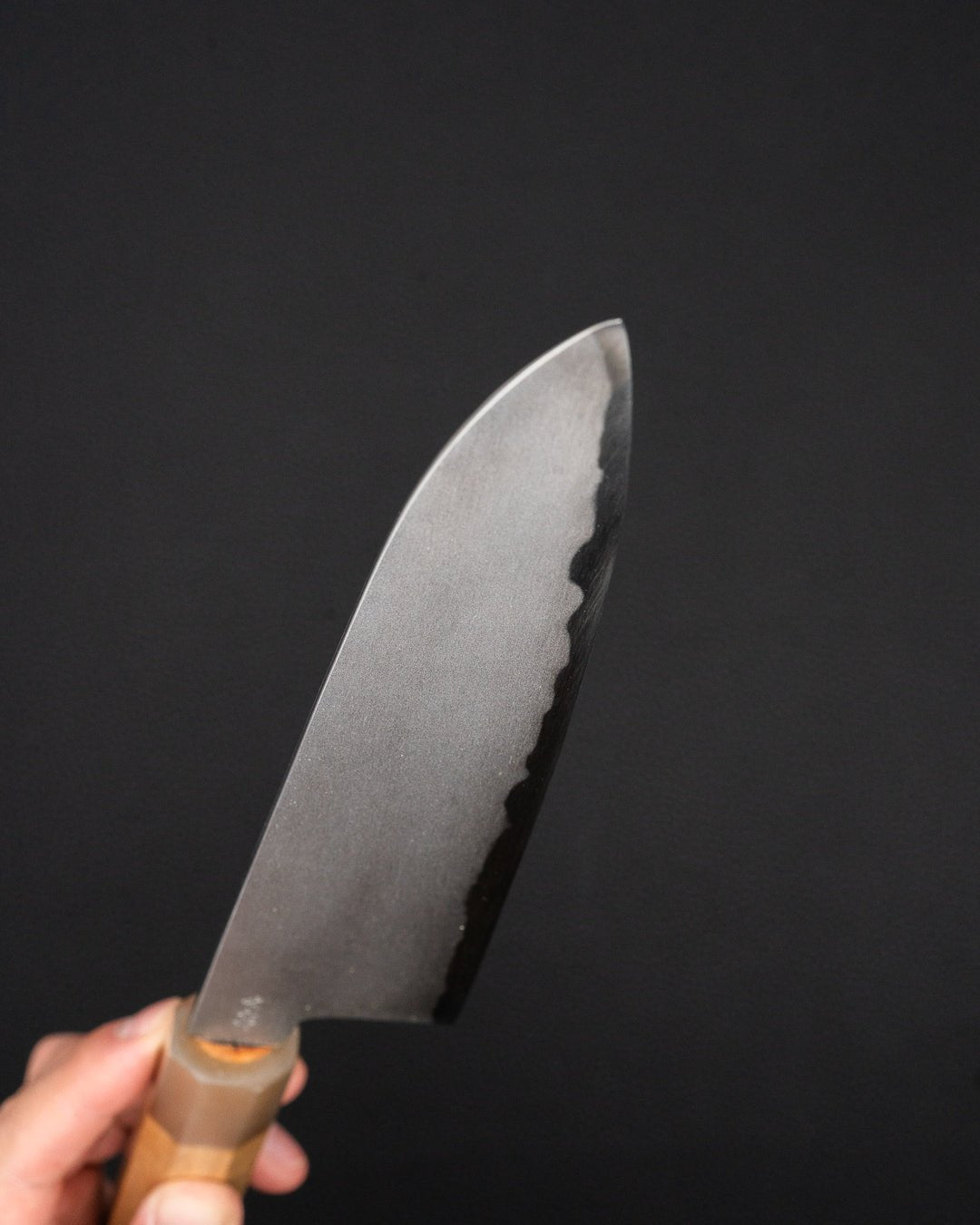 Kokkekniv 210 mm, SATOSHI NAKAGAWA Bokashi Blue 1 Magnolia Gyuto Satoshi Nakagawa