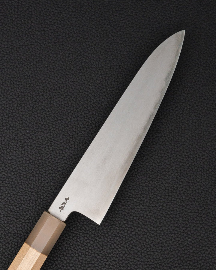 Kokkekniv 210 mm, SATOSHI NAKAGAWA Bokashi Blue 1 Magnolia Gyuto Satoshi Nakagawa