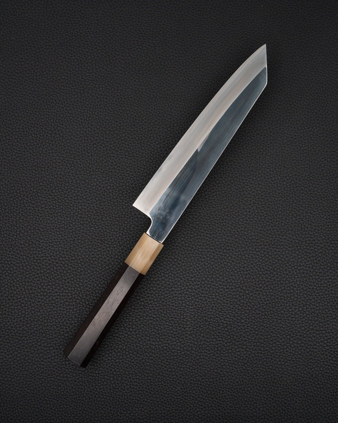 Kokkekniv 210 mm, SATOSHI NAKAGAWA Ginsan Mirror Ibenholt Kiritsuke Gyuto Satoshi Nakagawa