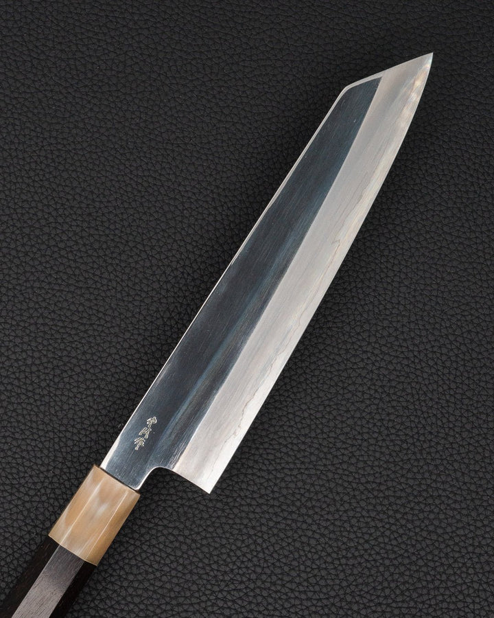 Kokkekniv 210 mm, SATOSHI NAKAGAWA Ginsan Mirror Ibenholt Kiritsuke Gyuto Satoshi Nakagawa