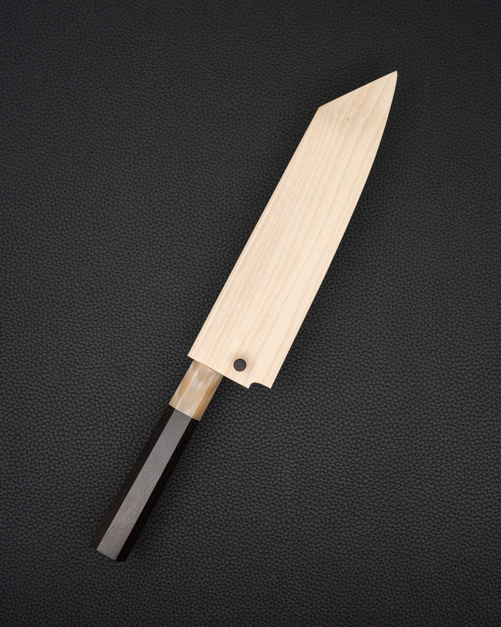 Kokkekniv 210 mm, SATOSHI NAKAGAWA Ginsan Mirror Ibenholt Kiritsuke Gyuto Satoshi Nakagawa