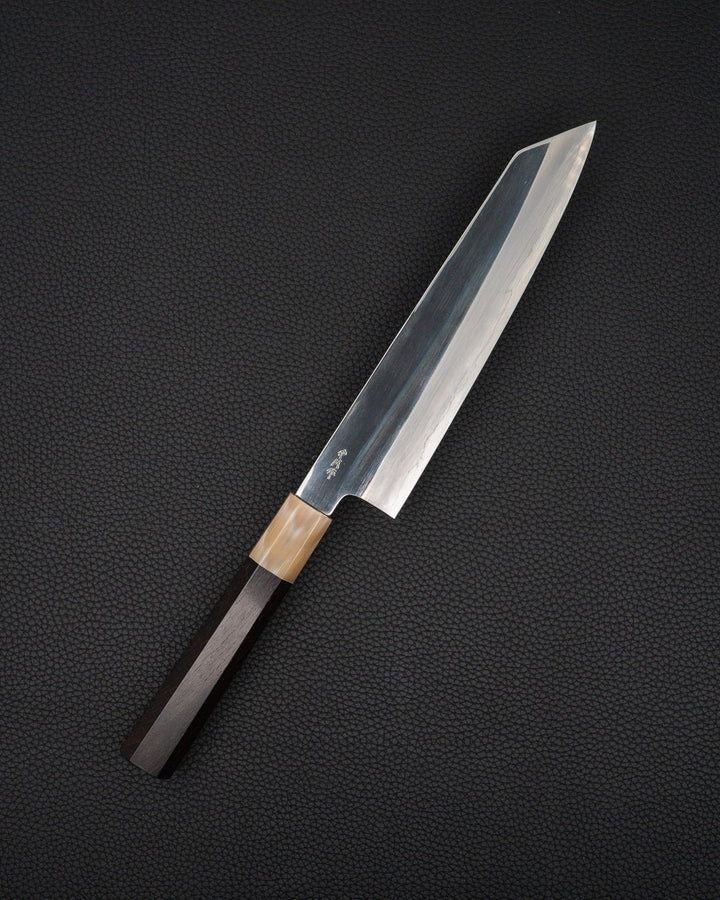 Kokkekniv 210 mm, SATOSHI NAKAGAWA Ginsan Mirror Ibenholt Kiritsuke Gyuto Satoshi Nakagawa