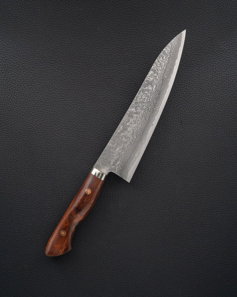 SHIGEKI TANAKA SG2 Damascus Ironwood Gyuto 210 mm tomatosharp