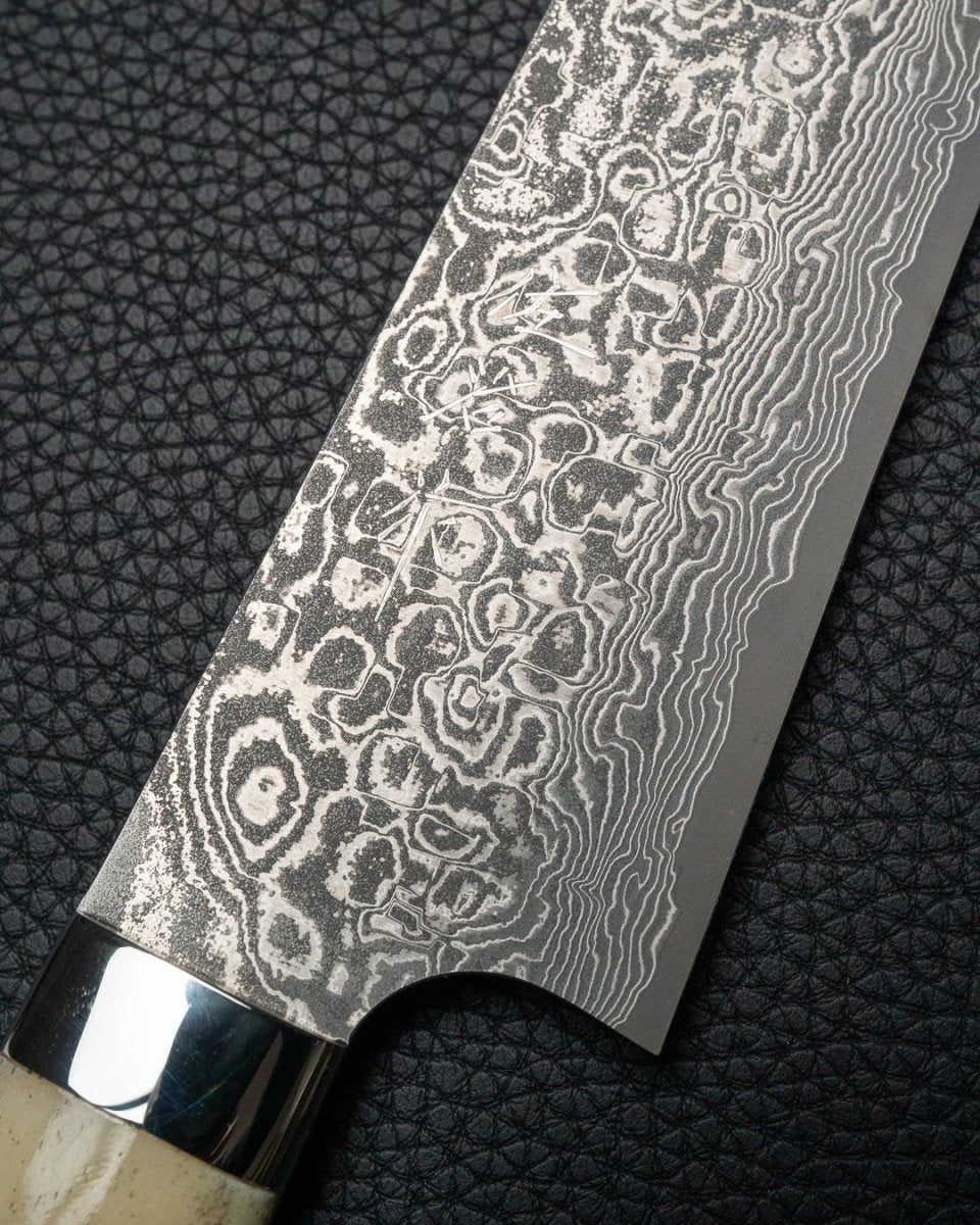TAKESHI SAJI R2 Damascus Black Gyuto 210 mm tomatosharp