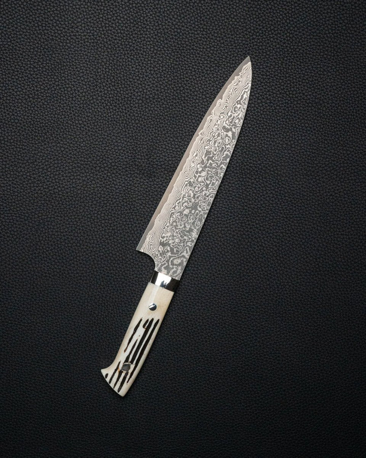 TAKESHI SAJI R2 Damascus Black Gyuto 210 mm tomatosharp