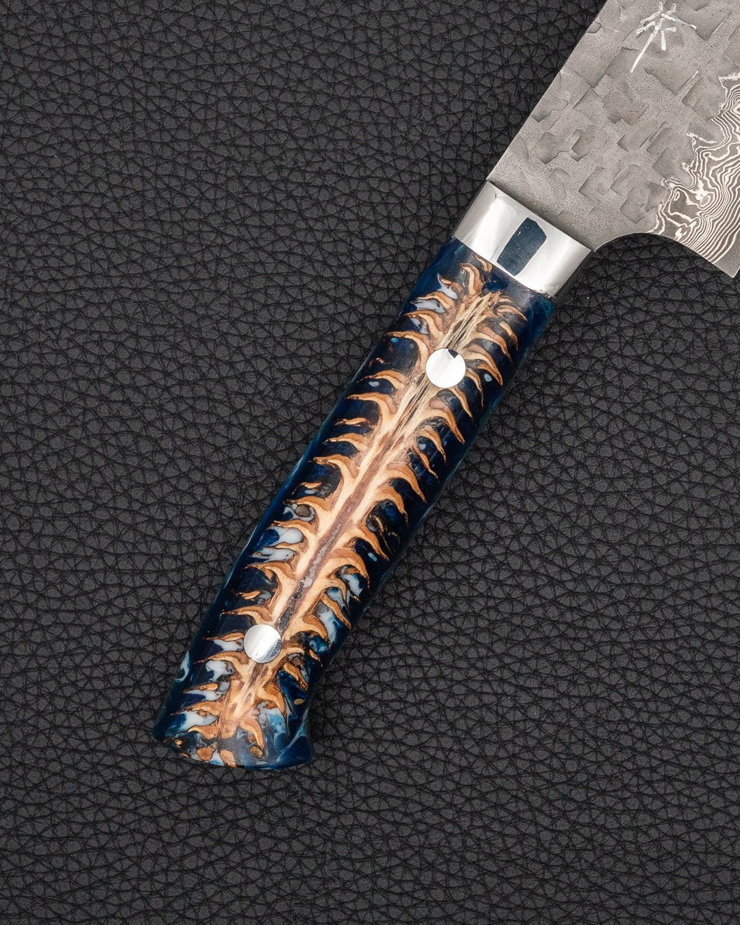 Kokkekniv 210 mm, TAKESHI SAJI V10 Cross Blue Pine Gyuto Takeshi Saji