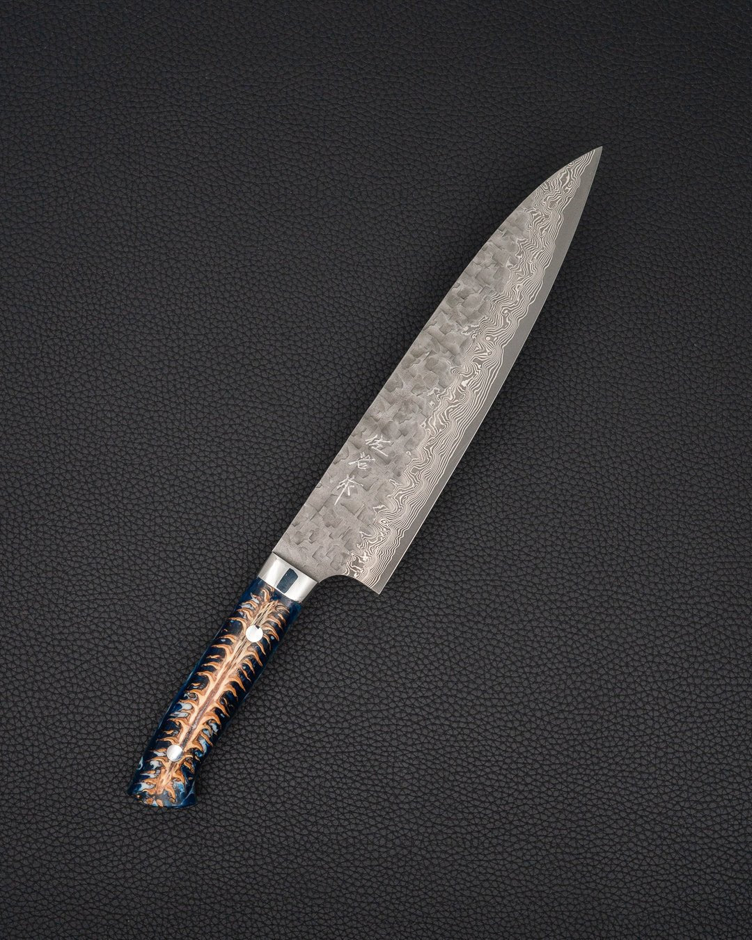 Kokkekniv 210 mm, TAKESHI SAJI V10 Cross Blue Pine Gyuto Takeshi Saji