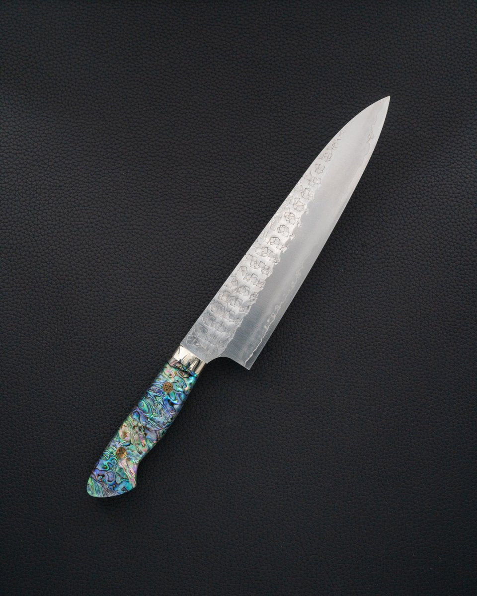 YOSHIMI KATO SG2 Minamo Abalone Gyuto 210 mm tomatosharp