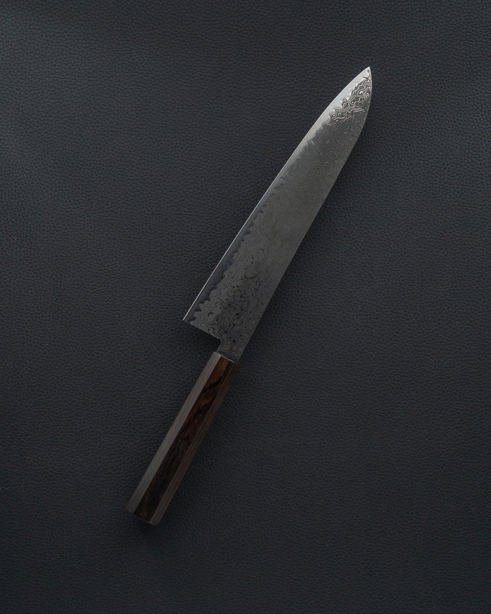 HATSUKOKORO Ryuhyo Kurozome SG2 Damascus Gyuto 240 mm tomatosharp