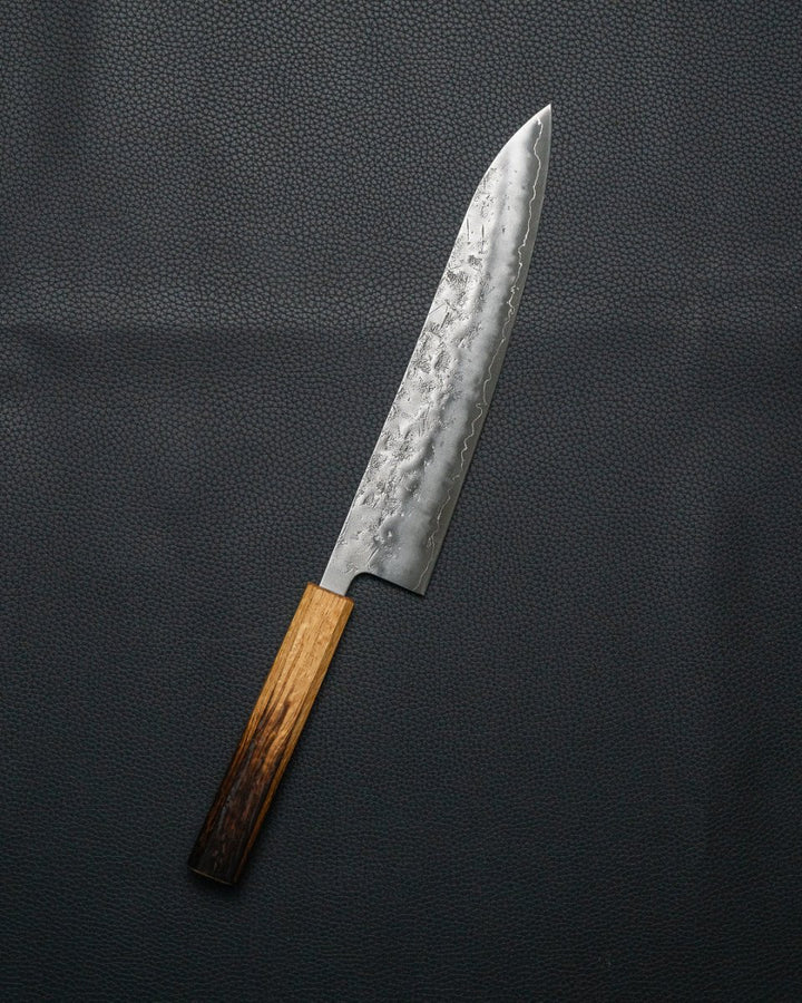 OUL SLD Nashiji Gyuto Burnt Oak 240 mm tomatosharp