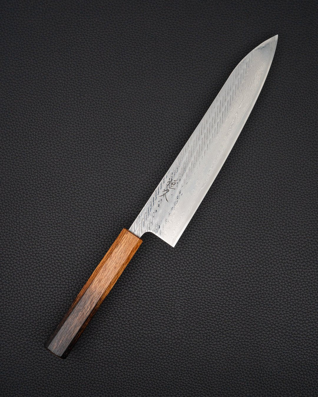 Kokkekniv 240 mm, TSUNEHISA A10 Nawame Burnt Oak Gyuto Tsunehisa