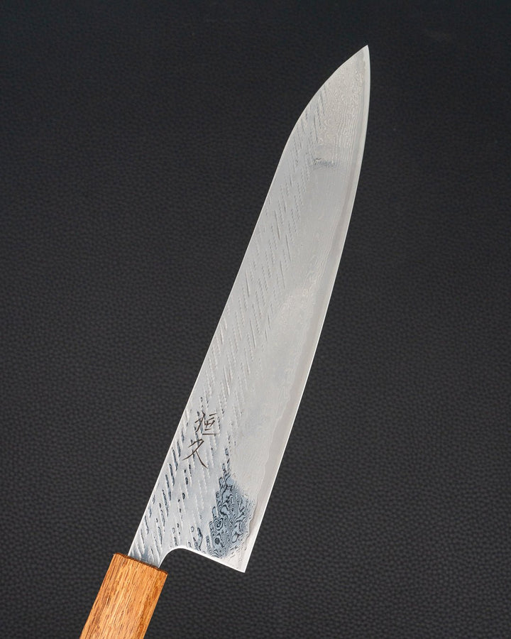 Kokkekniv 240 mm, TSUNEHISA A10 Nawame Burnt Oak Gyuto Tsunehisa