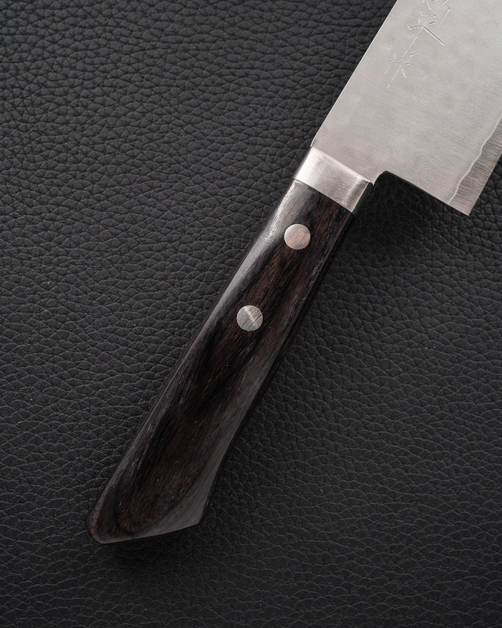 MASUTANI HAMONO VG1 Tsuchime Black Santoku 180 mm