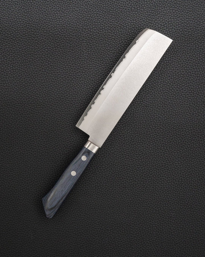Grønnsakskniv 170 mm, MASUTANI VG1 Tsuchime Blue Nakiri tomatosharp
