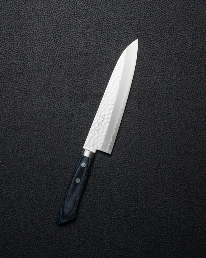 MASUTANI VG10 Kokuryu Damascus Tsuchime Gyuto 180 mm