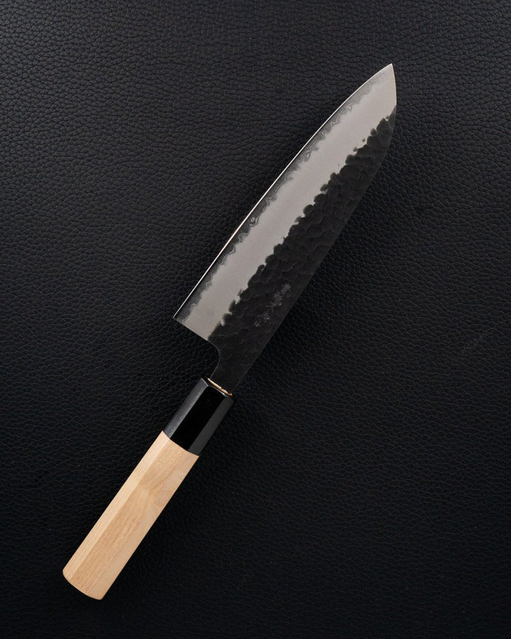 OUL Aogami Super Kurouchi Tsuchime Santoku 165 mm tomatosharp