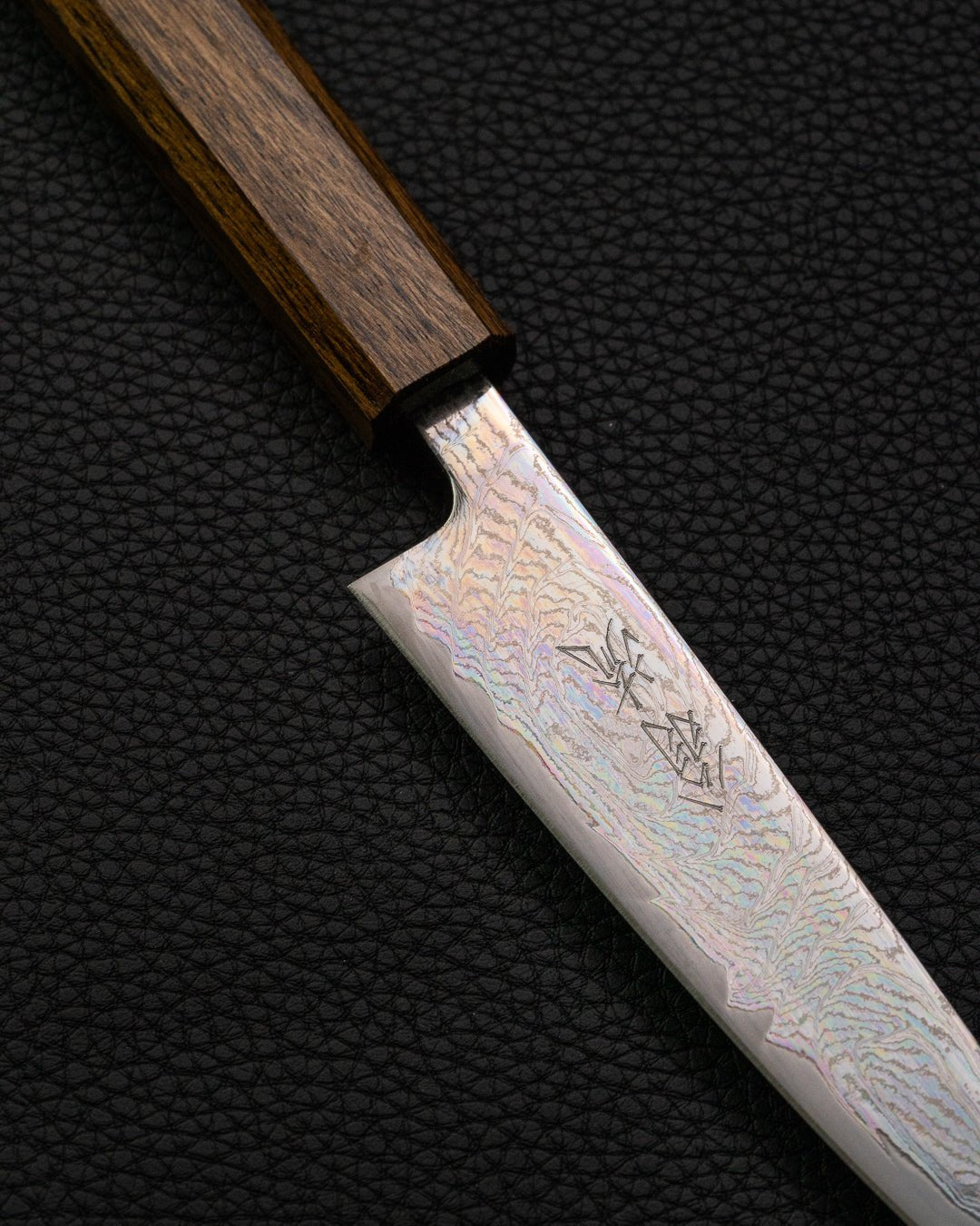 Universalkniv 135 mm, OUL Black Oak Uzu Damascus Petty OUL