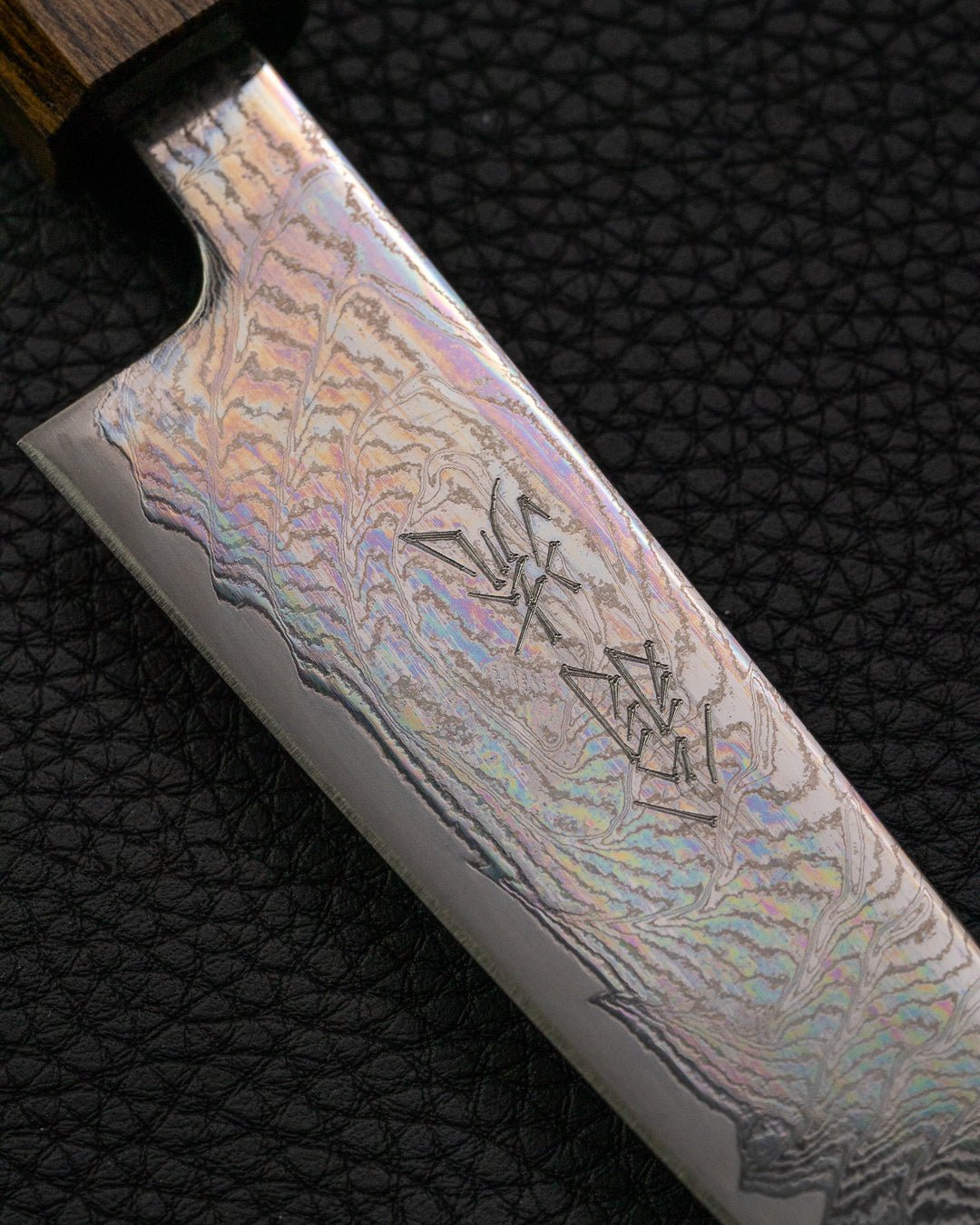 Universalkniv 135 mm, OUL Black Oak Uzu Damascus Petty OUL