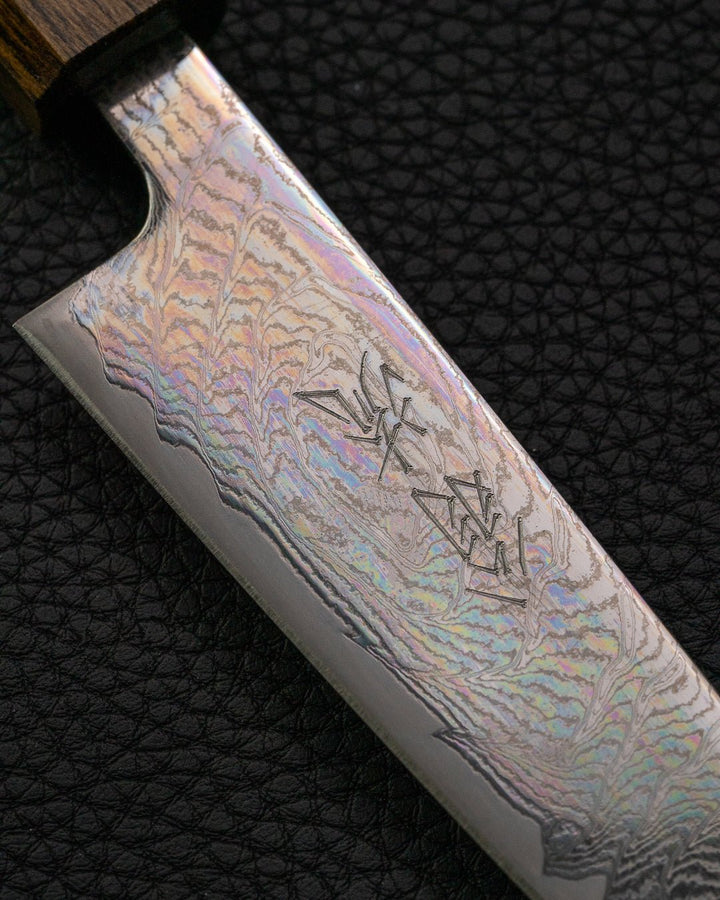 Universalkniv 135 mm, OUL Black Oak Uzu Damascus Petty OUL