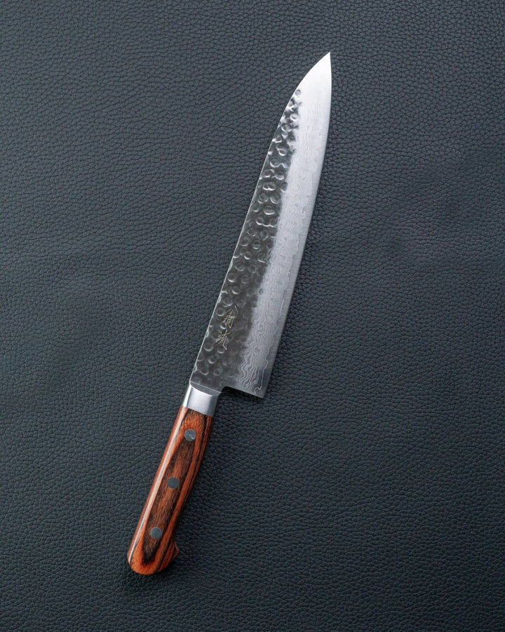 OUL Classic Damascus Tsuchime Gyuto 210 mm tomatosharp