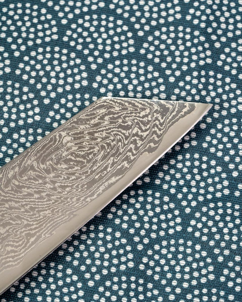 OUL Urushi Uzu Damascus Bunka 170 mm tomatosharp