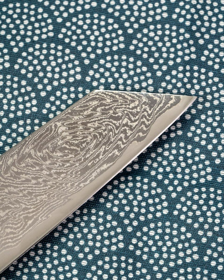 OUL Urushi Uzu Damascus Bunka 170 mm tomatosharp