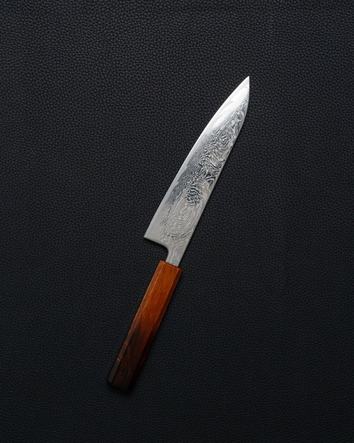 OUL Urushi Uzu Damascus Gyuto 180 mm tomatosharp
