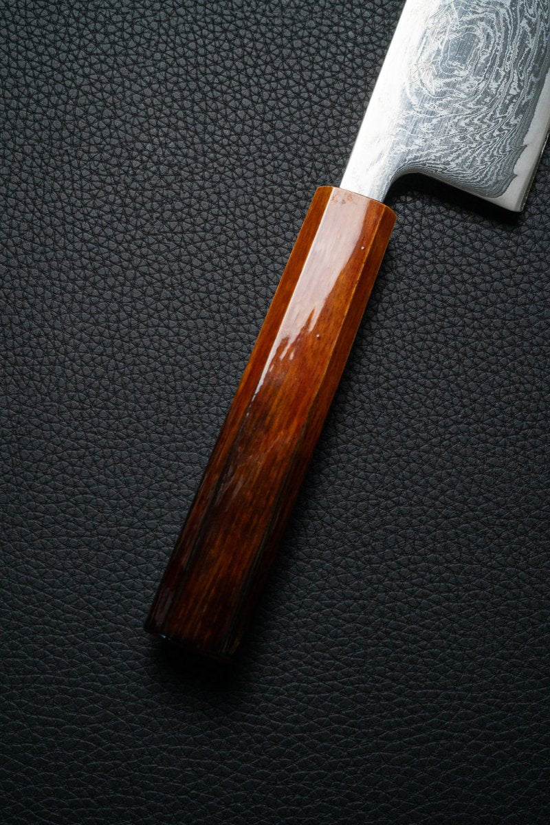OUL Urushi Uzu Damascus Nakiri 165 mm tomatosharp