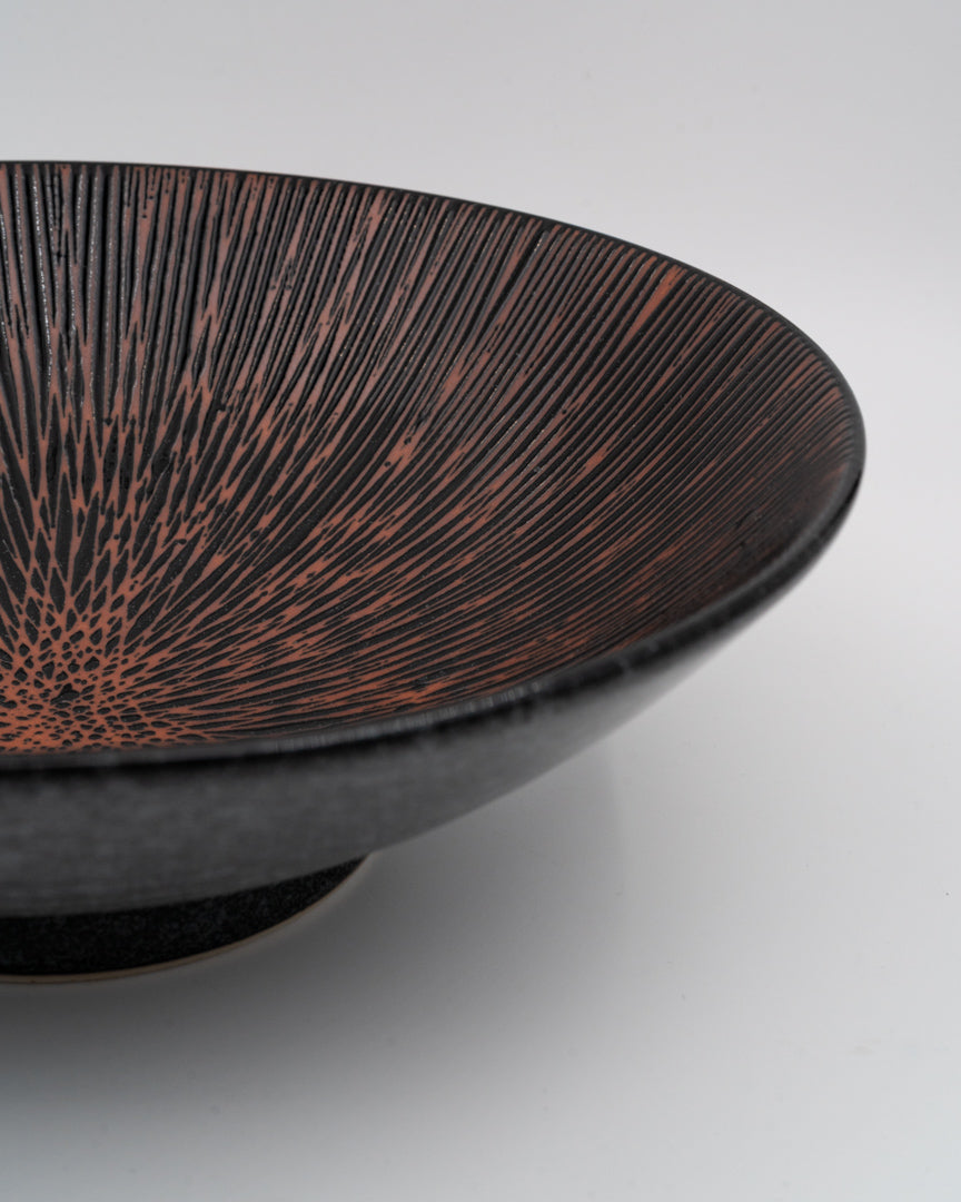 Ramenbolle 24,5 cm, MADE IN JAPAN Bronze Converging tomatosharp