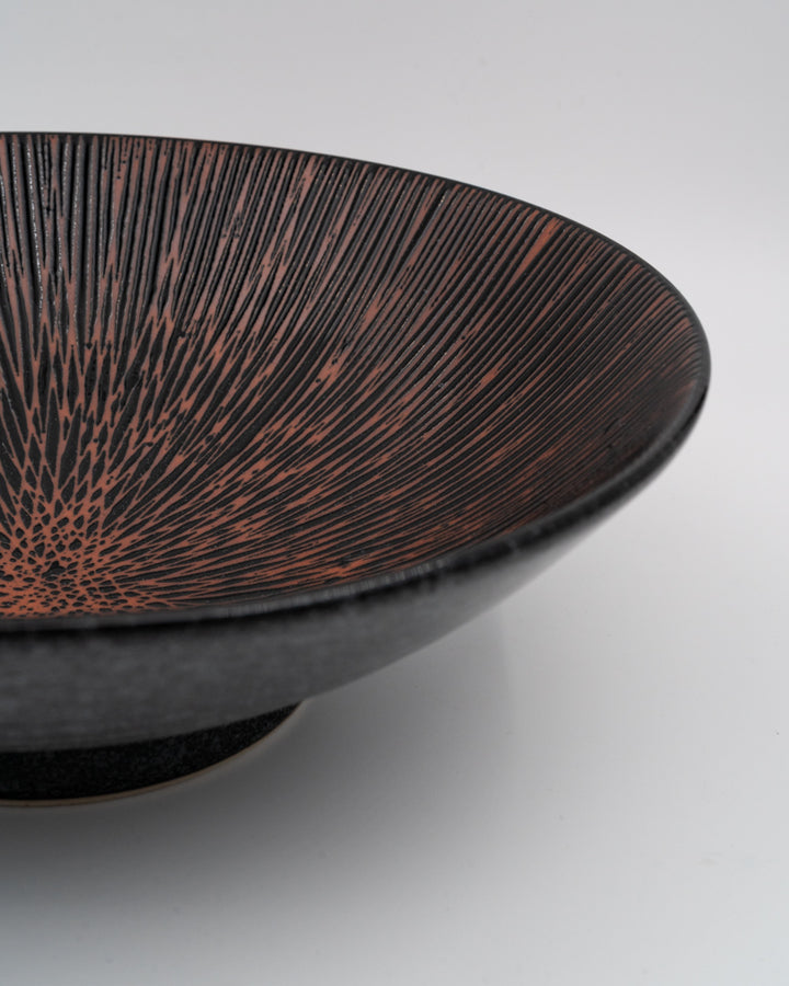 Ramenbolle 24,5 cm, MADE IN JAPAN Bronze Converging tomatosharp