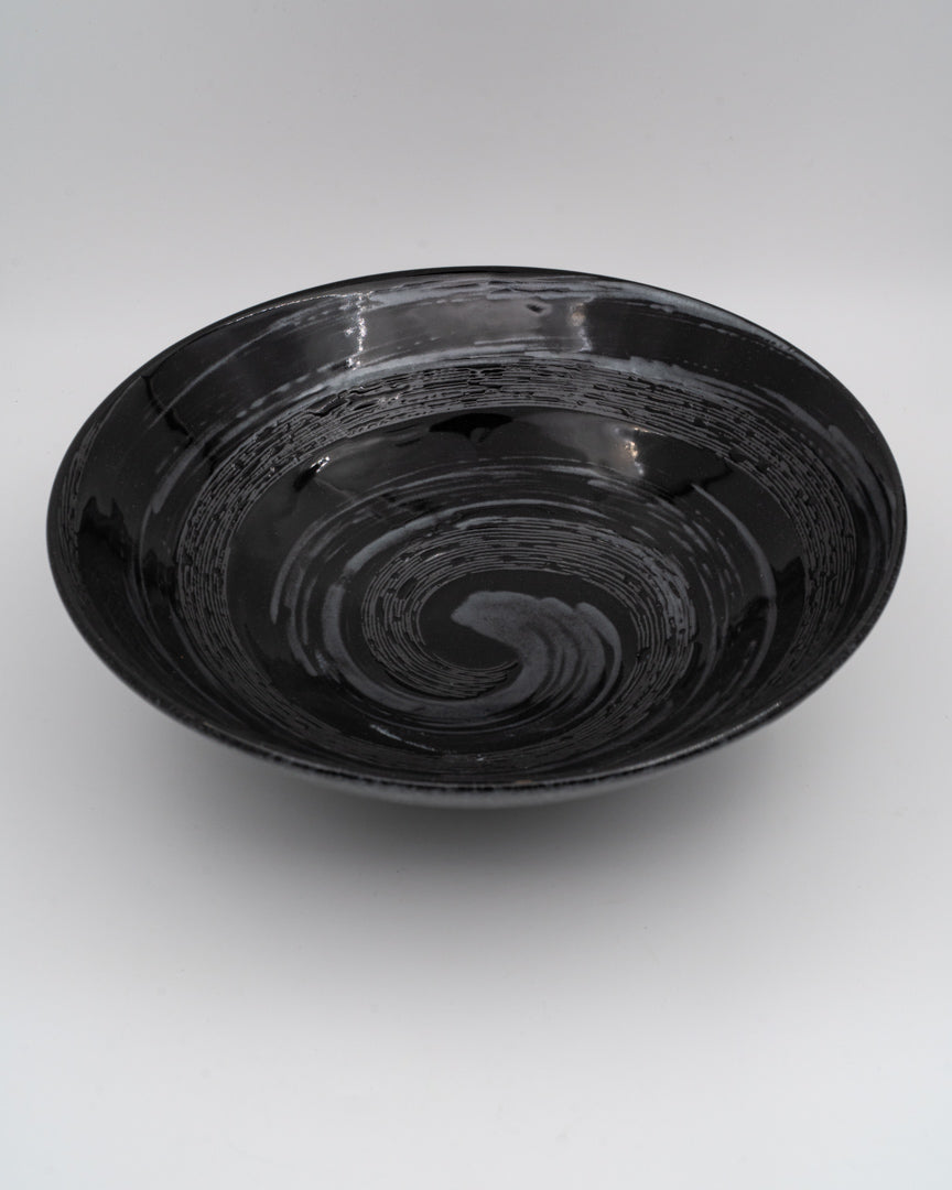 Ramenbolle 24,5 cm, MADE IN JAPAN Gunmetal Swirl tomatosharp