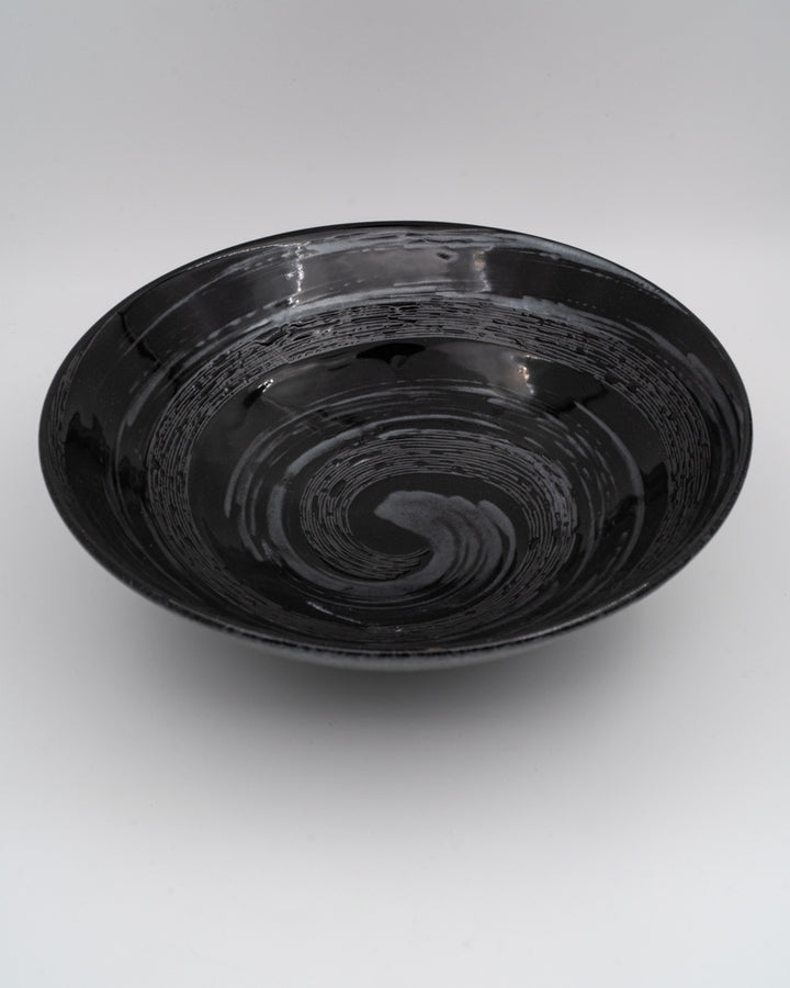 Ramenbolle 24,5 cm, MADE IN JAPAN Gunmetal Swirl tomatosharp