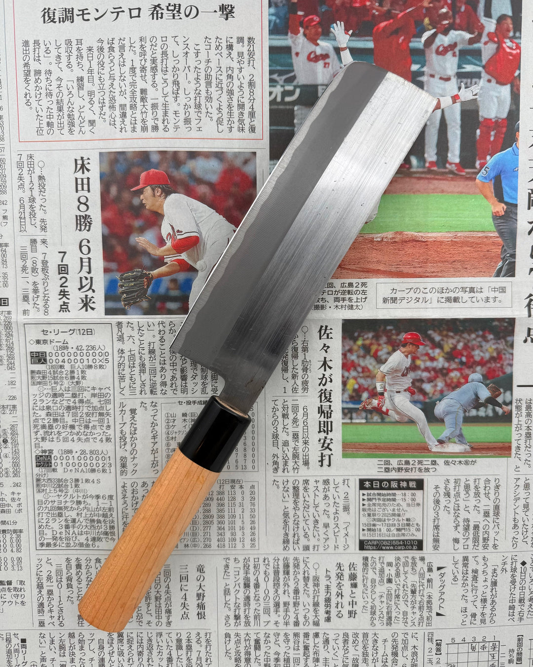 Grønnsakskniven 165 mm, Saisei Hoshin Nakiri tomatosharp