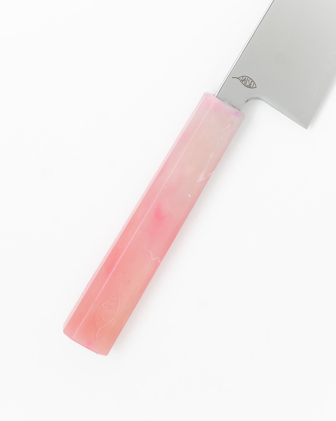 Kokkekniv 170mm, SAISEI IRO Sukkerspinn Santoku tomatosharp