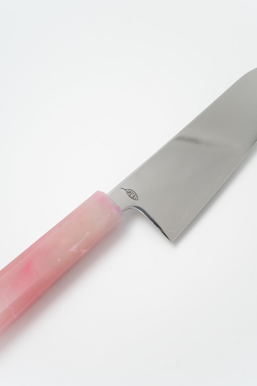 Kokkekniv 170mm, SAISEI IRO Sukkerspinn Santoku tomatosharp