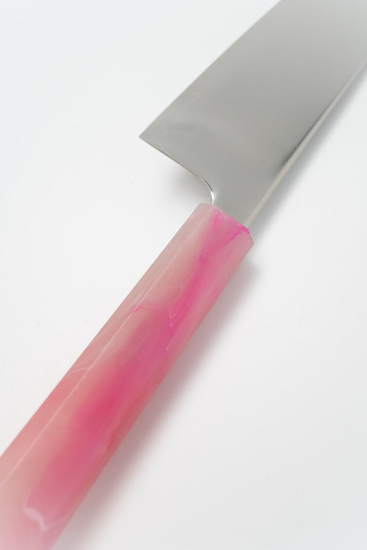 Kokkekniv 170mm, SAISEI IRO Sukkerspinn Santoku tomatosharp