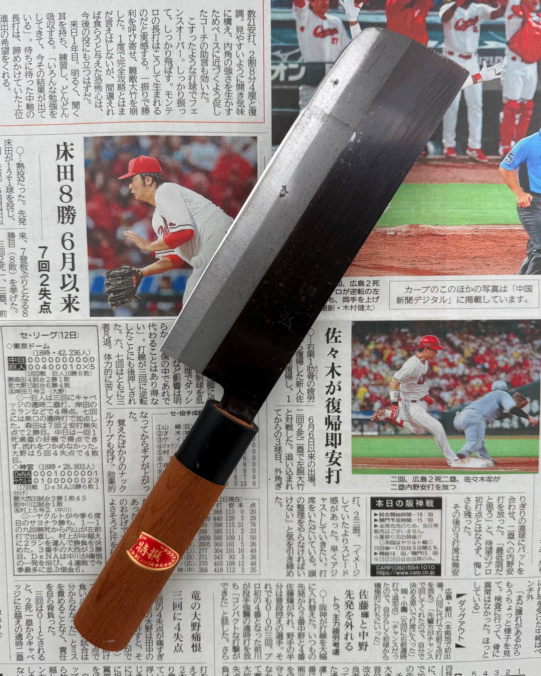 Grønnsakskniven 165 mm, Saisei Ryoku Nakiri tomatosharp