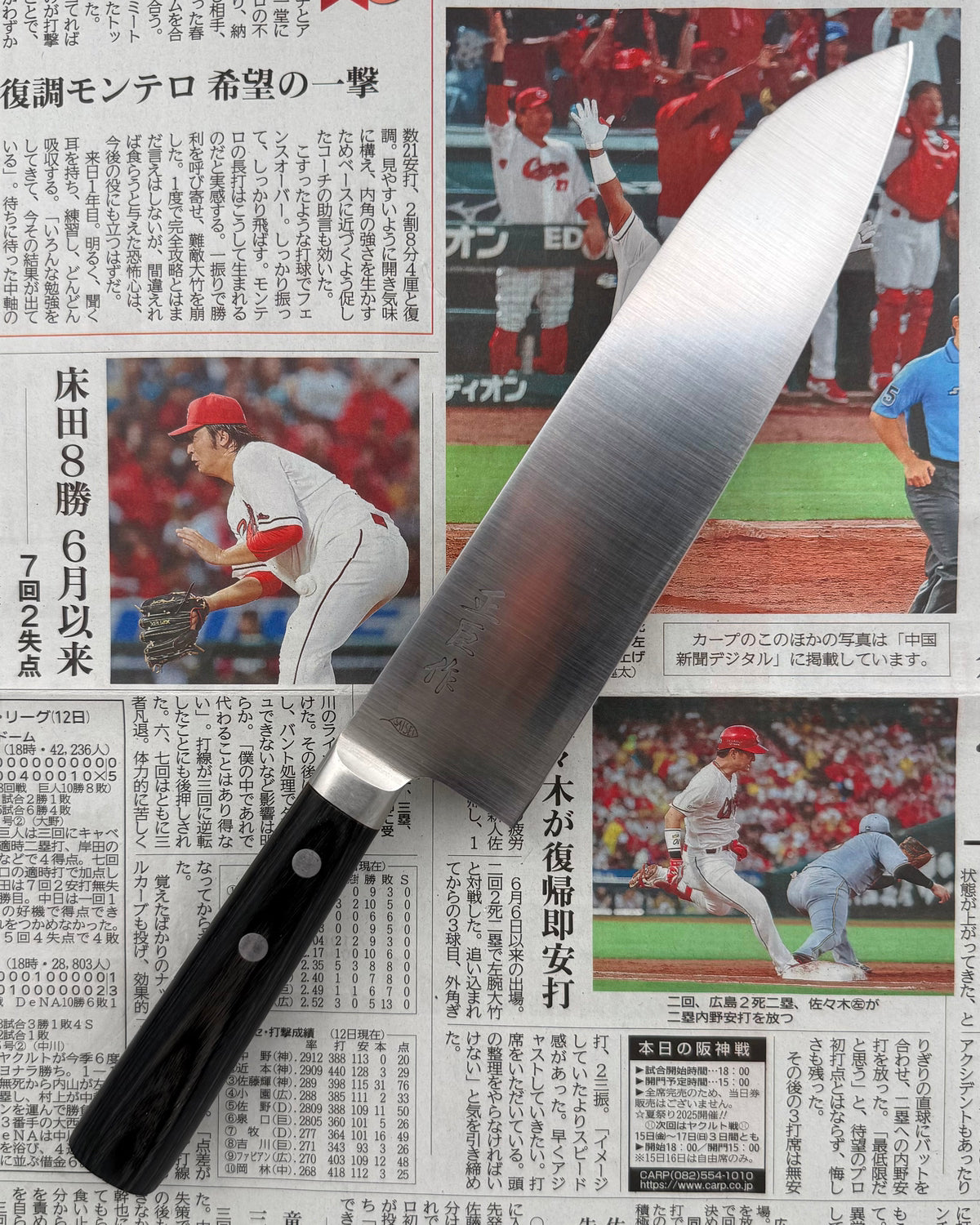Kokkekniven 200 mm, Saisei Shogai Santoku tomatosharp