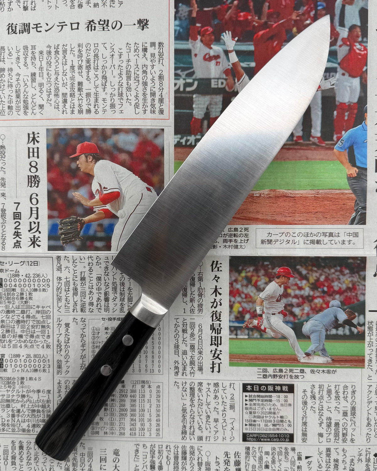 Kokkekniven 200 mm, Saisei Shogai Santoku tomatosharp