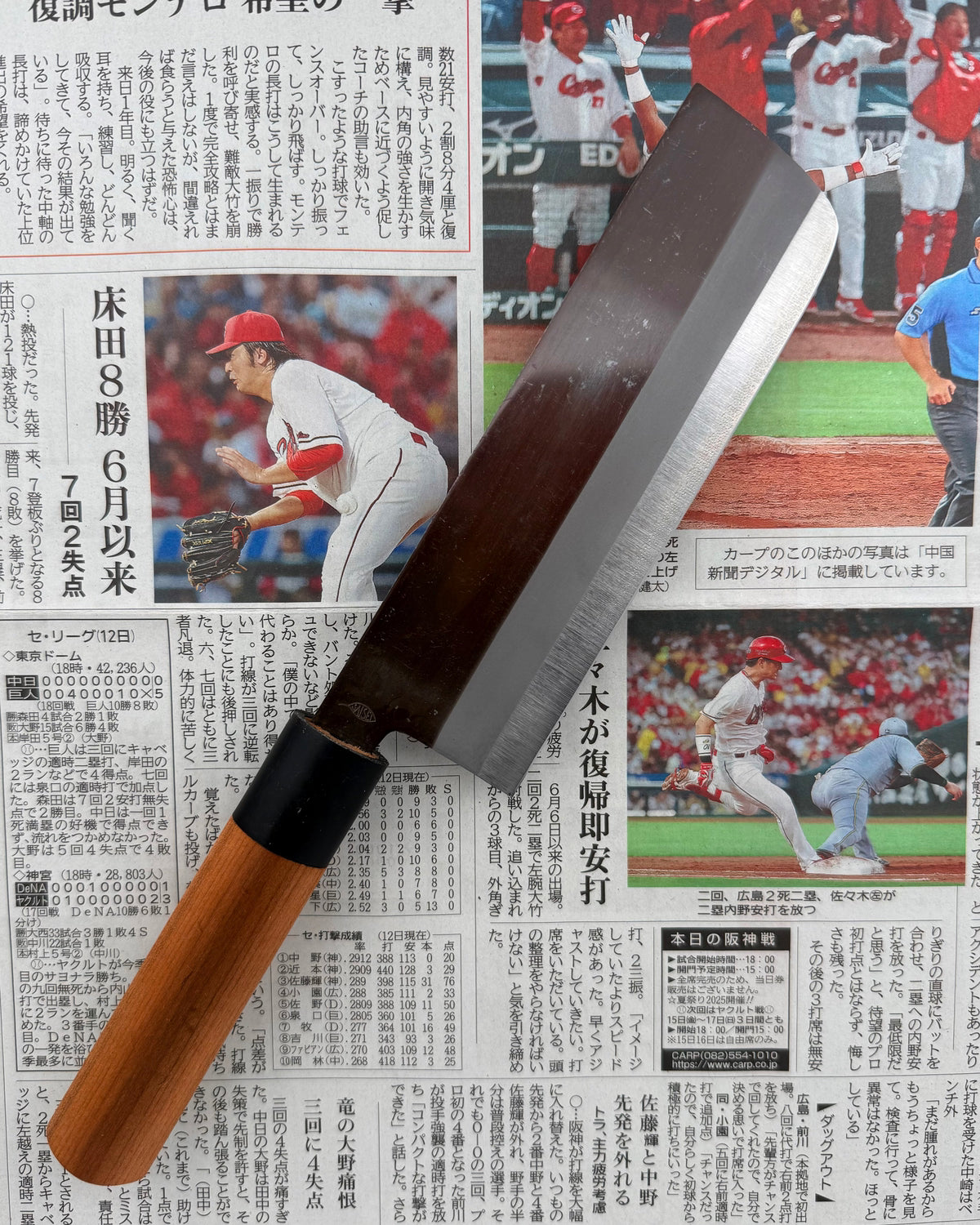 Grønnsakskniven 170 mm, Saisei Zento Nakiri tomatosharp