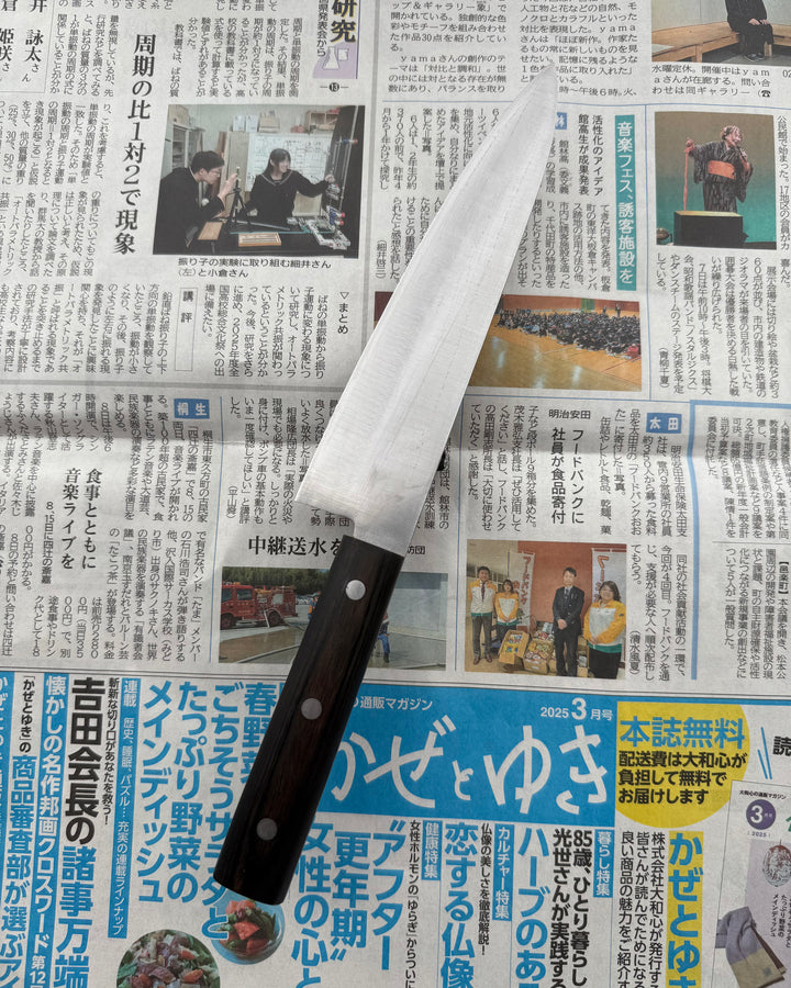 SAISEI Matte Black Handle Gyuto 180 mm