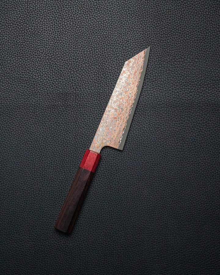 TAKESHI SAJI Rainbow Damascus Nashiji Bunka 165 mm