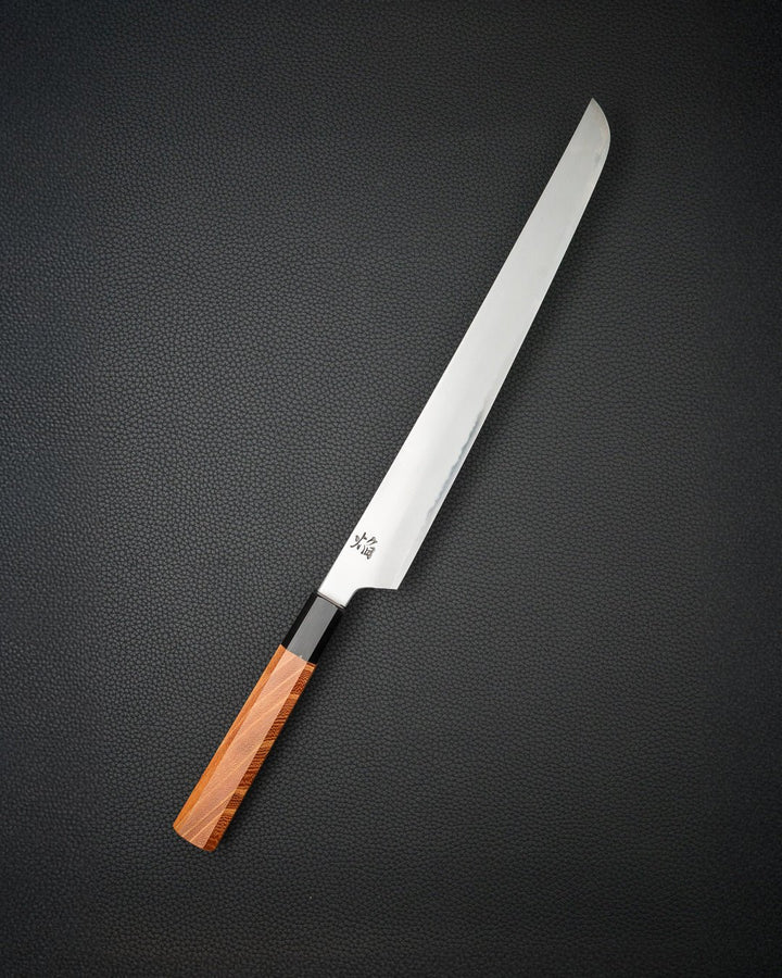 Trancheringskniv 300 mm, SAKAI TAKAYUKI Itsuo Doi Homura Kogetsu Sakimaru Sujihiki SAKAI TAKAYUKI