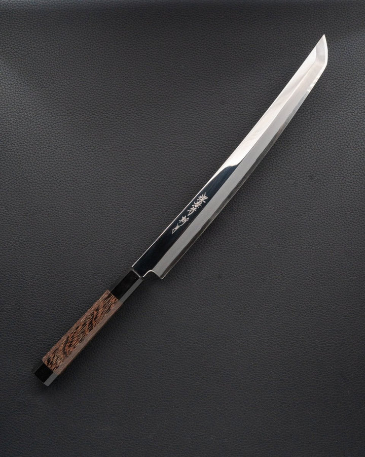 SAKAI TAKAYUKI Zangetsu Ginsan Mirror Sakimaru 330 mm tomatosharp