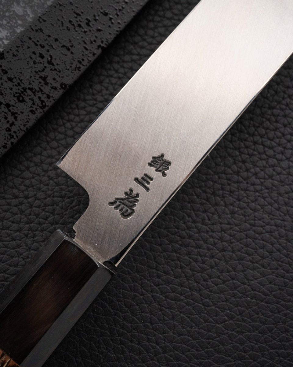 SAKAI TAKAYUKI Zangetsu Ginsan Mirror Sakimaru 330 mm tomatosharp