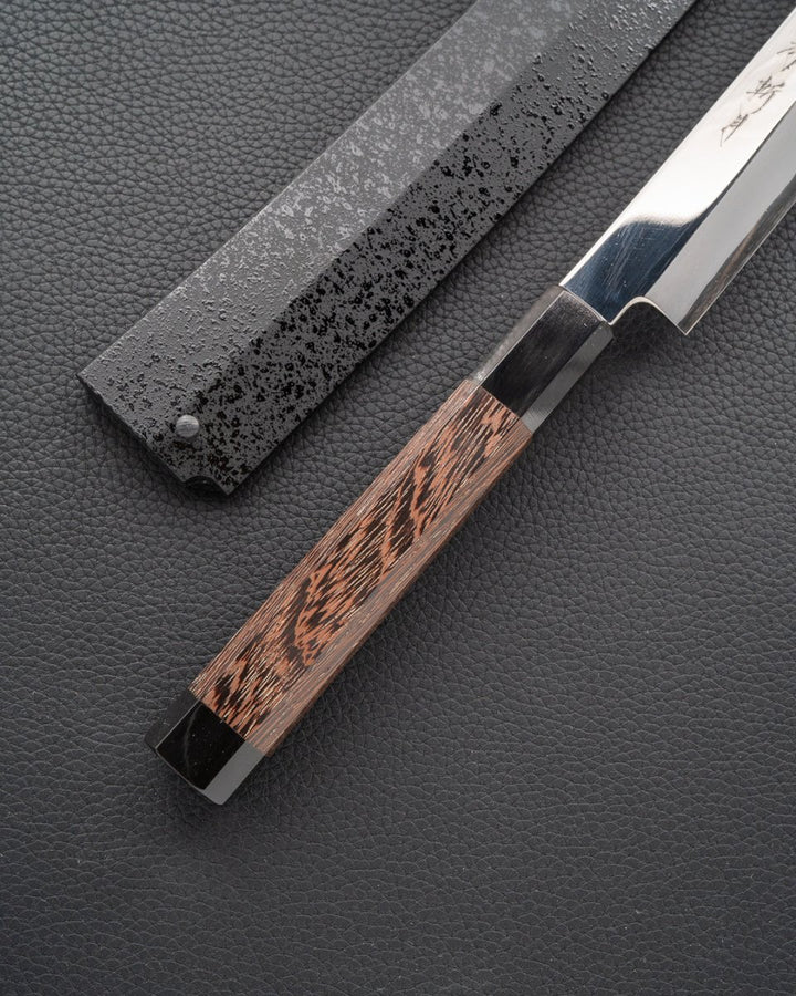 SAKAI TAKAYUKI Zangetsu Ginsan Mirror Sakimaru 330 mm tomatosharp