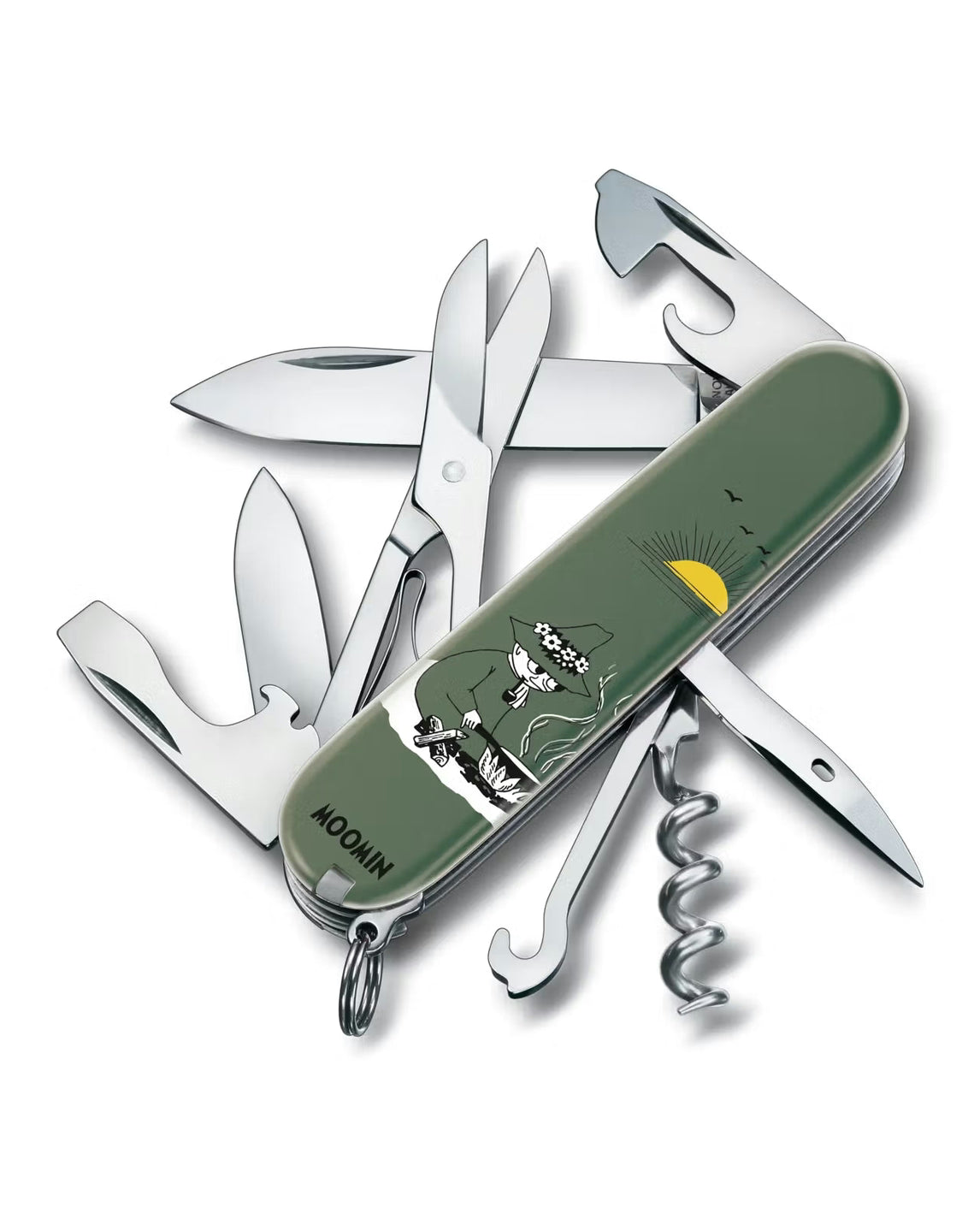VICTORINOX X MOOMIN Grønn Climber Lommekniv 91 mm tomatosharp
