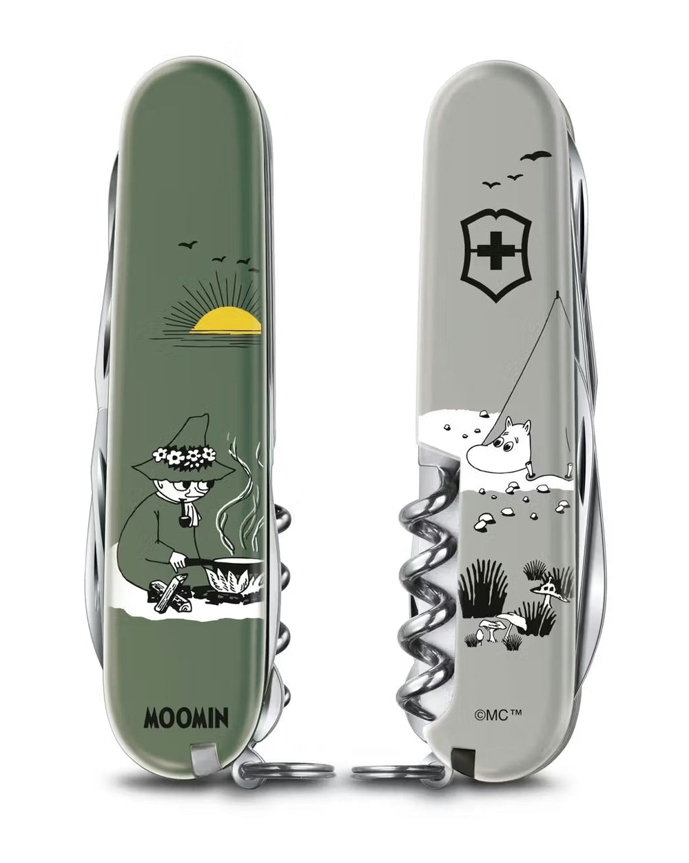 VICTORINOX X MOOMIN Grønn Climber Lommekniv 91 mm tomatosharp