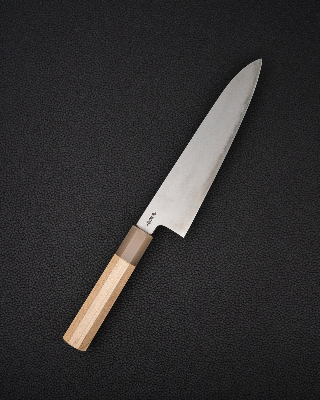 Kokkekniv 210 mm, SATOSHI NAKAGAWA Bokashi Blue 1 Magnolia Gyuto tomatosharp