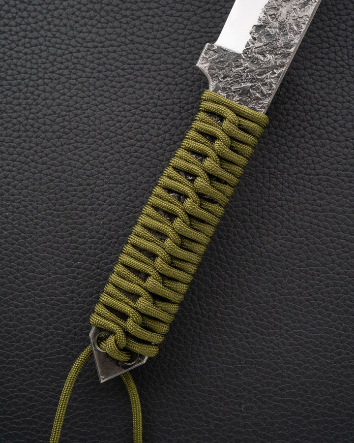 SEKI KANETSUNE Karasu Damascus Blue Steel Turkniv 120 mm tomatosharp